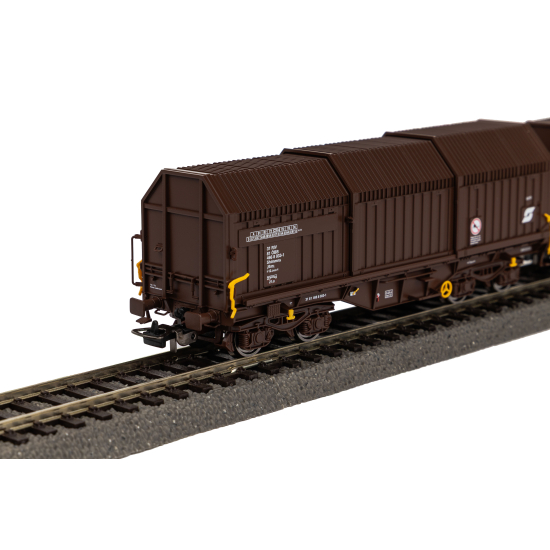 PIKO 28317 Zestaw 2 wagonów towarowych teleskopowych H0 1:87
